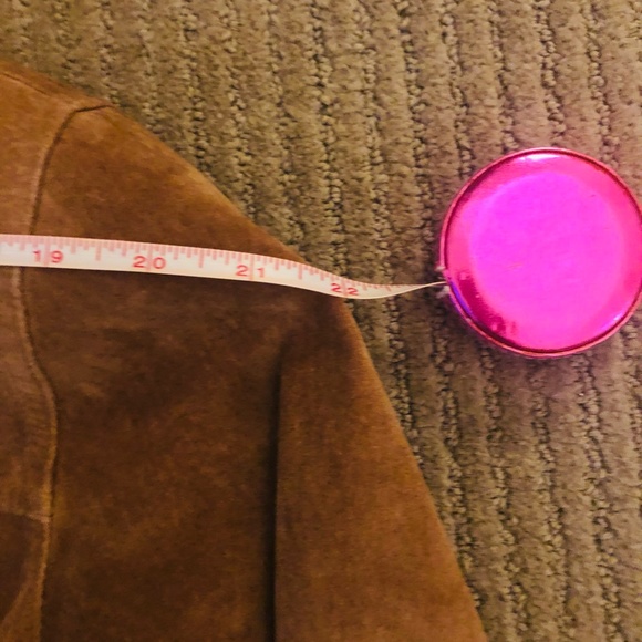 Classic Tan Suede Leather Jacket - Picture 4 of 6